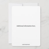 Be-editable Romantische Waterverfrozen Kaart (Achterkant)