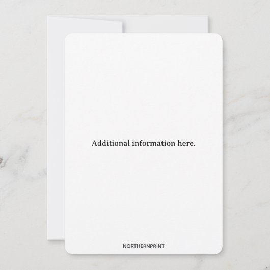 Be-editable Romantische Waterverfrozen Kaart (Achterkant)