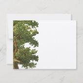 Be-editbaar Eikenboom Nieuw Adres 4.25x5.5 Notitiekaartje (Achterkant)