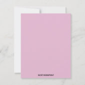 Be-editbare bloemboeket verjaardagsuitnodiging kaart (Achterkant)