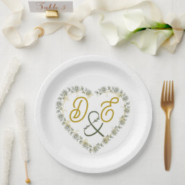 Be-editbare Boho Neutrale Bruiloftserving Borden Papieren Bordje