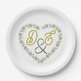 Be-editbare Boho Neutrale Bruiloftserving Borden Papieren Bordje