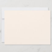 Be-editbare Chic Neutrale Aqeeqah Uitnodigingskaar Kaart (Achterkant)