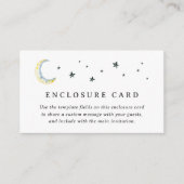Be-editbare Halloween-babyshower-enveloppekaart Informatiekaartje (Voorkant)