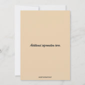 Be-editbare herfstbries wilde bloemen kaart (Achterkant)