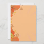 Be-editbare herfsttrouwkaart | kaart (Achterkant)