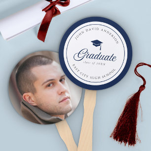 Be-editbare Kleur Mortel Bord Script Afstudeer Fot Handwaaier