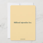 Be-editbare Kleurrijke Bloemen en Bladeren Lijst Kaart (Achterkant)