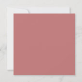 Be-editbare Moderne Stof Roze Bruid Wordt Feest Ui Kaart (Achterkant)
