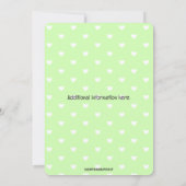 Be-editbare Olifant met Twee Ballonnen Verjaardag Kaart (Achterkant)