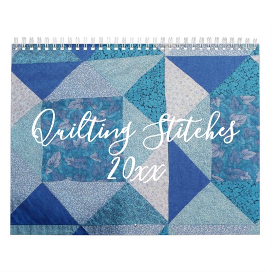 Be-editbare Quilt Fotografie Fotografie Hele Jaar Kalender (Hoes)