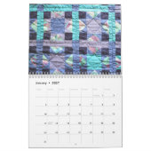 Be-editbare Quilt Fotografie Fotografie Hele Jaar Kalender (Jan 2027)