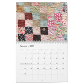 Be-editbare Quilt Fotografie Fotografie Hele Jaar Kalender (Feb 2027)