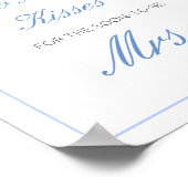 Be-editbare Raad Hoeveel Kusjes voor Binnenkort Me Poster (Hoek)