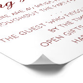 Be-editbare Ring Hunt Bruiloft Feest Game Poster (Hoek)