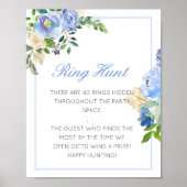 Be-editbare Ring Hunt Bruiloft Feest Spel Poster (Voorkant)