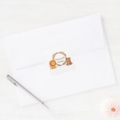 Be-editbare sticker voor verjaardagsenvelop met bo (Envelop)