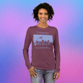 Be-editbare Tekst Mooie Meeuwen Kunstprint Tri-Blend Shirt