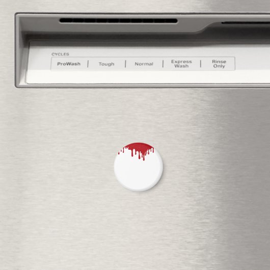 Be-editbare Tomaat Rood Drip Magnet – Minimalistis (Insitu (Vaatwasser))