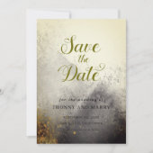 Be-editbare Trouwkaart Save the Date – Modern Mini Kaart (Voorkant)