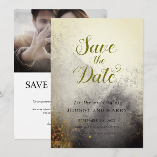 Be-editbare Trouwkaart Save the Date – Modern Mini Kaart