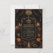 Be-editbare Uitnodiging voor Haunted Mansion Hallo (Voorkant)