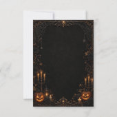 Be-editbare Uitnodiging voor Haunted Mansion Hallo (Achterkant)