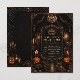 Be-editbare Uitnodiging voor Haunted Mansion Hallo