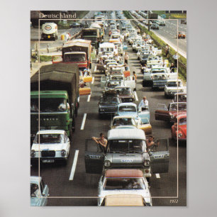 Be-editbare vintage fotoafdruk uit Duitsland jaren Poster