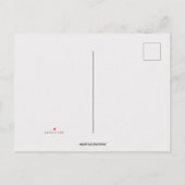 Be-editieerbare Tuin Bloemen Uitnodiging Briefkaart (Achterkant)