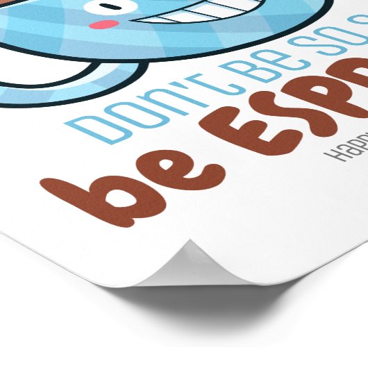  BE Espresso Poster (Hoek)