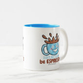 BE Espresso Tweekleurige Koffiemok (Voorkant rechts)