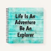 BE Explorer Travel Journal/Notitieboek Notitieboek (Voorkant)