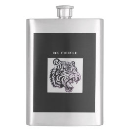 BE FIERCE TRIBAL TIGER Classic Flask Flacon