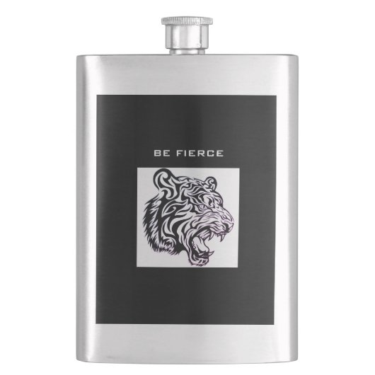 BE FIERCE TRIBAL TIGER Classic Flask Flacon (Voorkant)