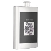 BE FIERCE TRIBAL TIGER Classic Flask Flacon (Rechts)