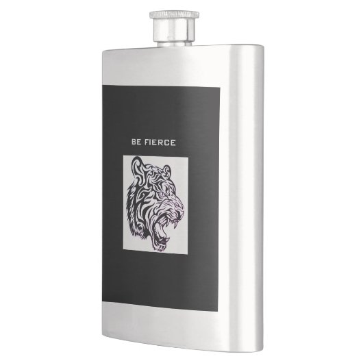BE FIERCE TRIBAL TIGER Classic Flask Flacon (Links)