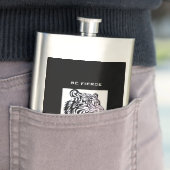 BE FIERCE TRIBAL TIGER Classic Flask Flacon (Voorbeeld)