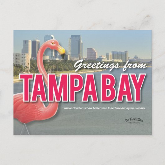 Be Floridian - Tampa Bay Briefkaart (Voorkant)