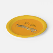 Be Free Running Cheetah Paper Plates Papieren Bordje (Gekanteld)