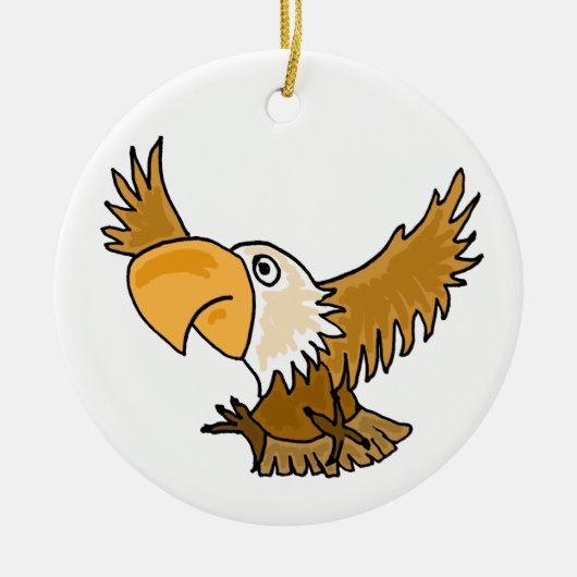 BE- Funny Eagle Ornament (Voorkant)
