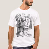 BE GAY, DO CRIME  AFDRUKCARTOON T-SHIRT (Voorkant)