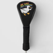 Be Gay Do Crime Funny Goose Rainbow Pride LGBTQ Golfheadcover (Voorkant)