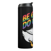 Be Gay Do Crime Funny Goose Rainbow Pride LGBTQ Thermosbeker (Gedraaid links)