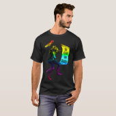 Be Gay Do Misdaad Regenboog Vlag LGBTQ Meme T-shirt (Voorkant volledig)