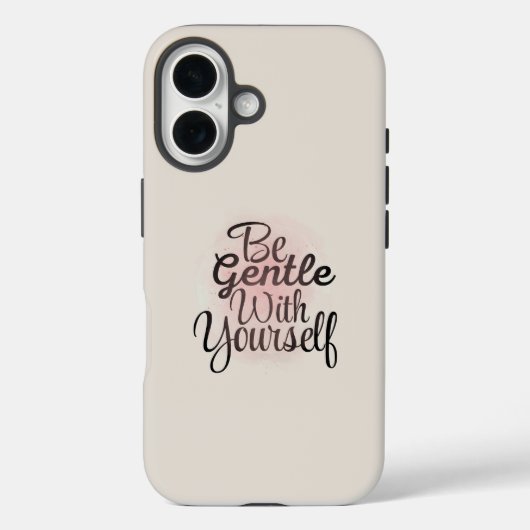 Be Gentle With Yourself iPhone Case  (Achterkant)