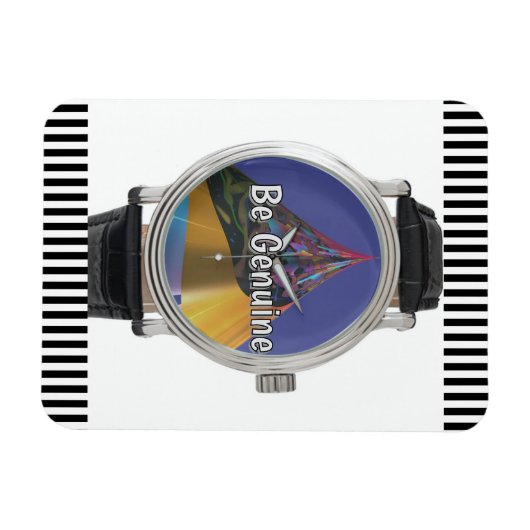 Be Genuine Refrigerator  Magneet (Horizontaal)