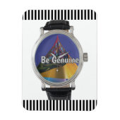 Be Genuine Refrigerator  Magneet (Verticaal)