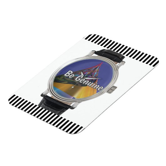 Be Genuine Refrigerator  Magneet (Linkerzijde)