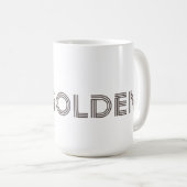 Be Golden (Golden Retriever) Koffiemok (Voorkant rechts)